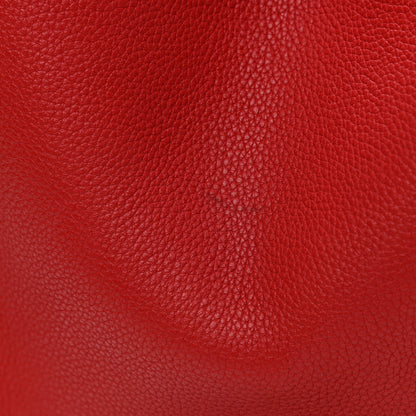 Celine Drummed Calfskin Mini Luggage Coquelicot 13 of 19