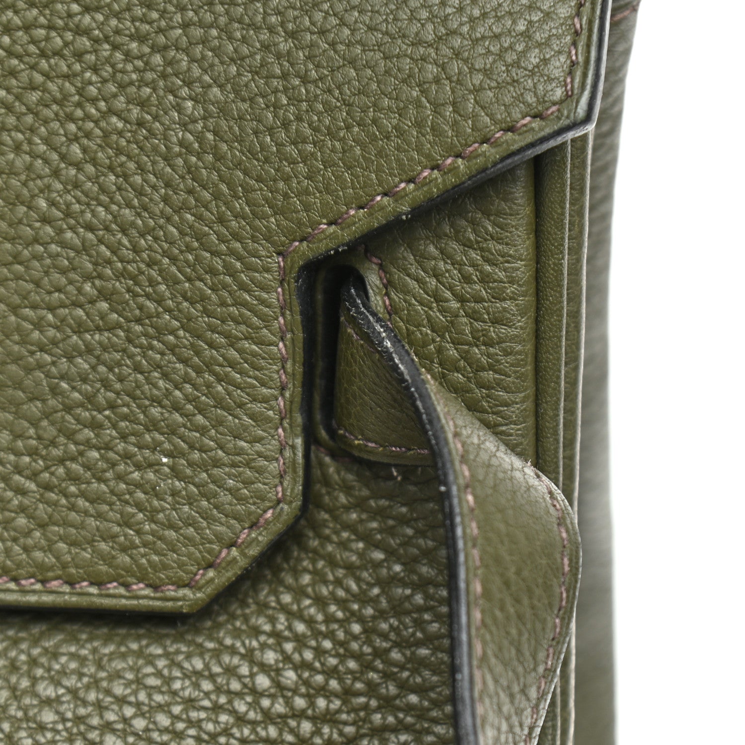 Hermes Taurillon Clemence Birkin 35 Vert Veronese 10 of 17
