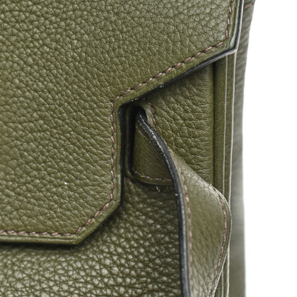 Hermes Taurillon Clemence Birkin 35 Vert Veronese 10 of 17