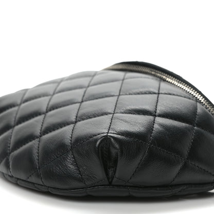 Chanel Lambskin Quilted Waist Belt Bag Black 9 of 9