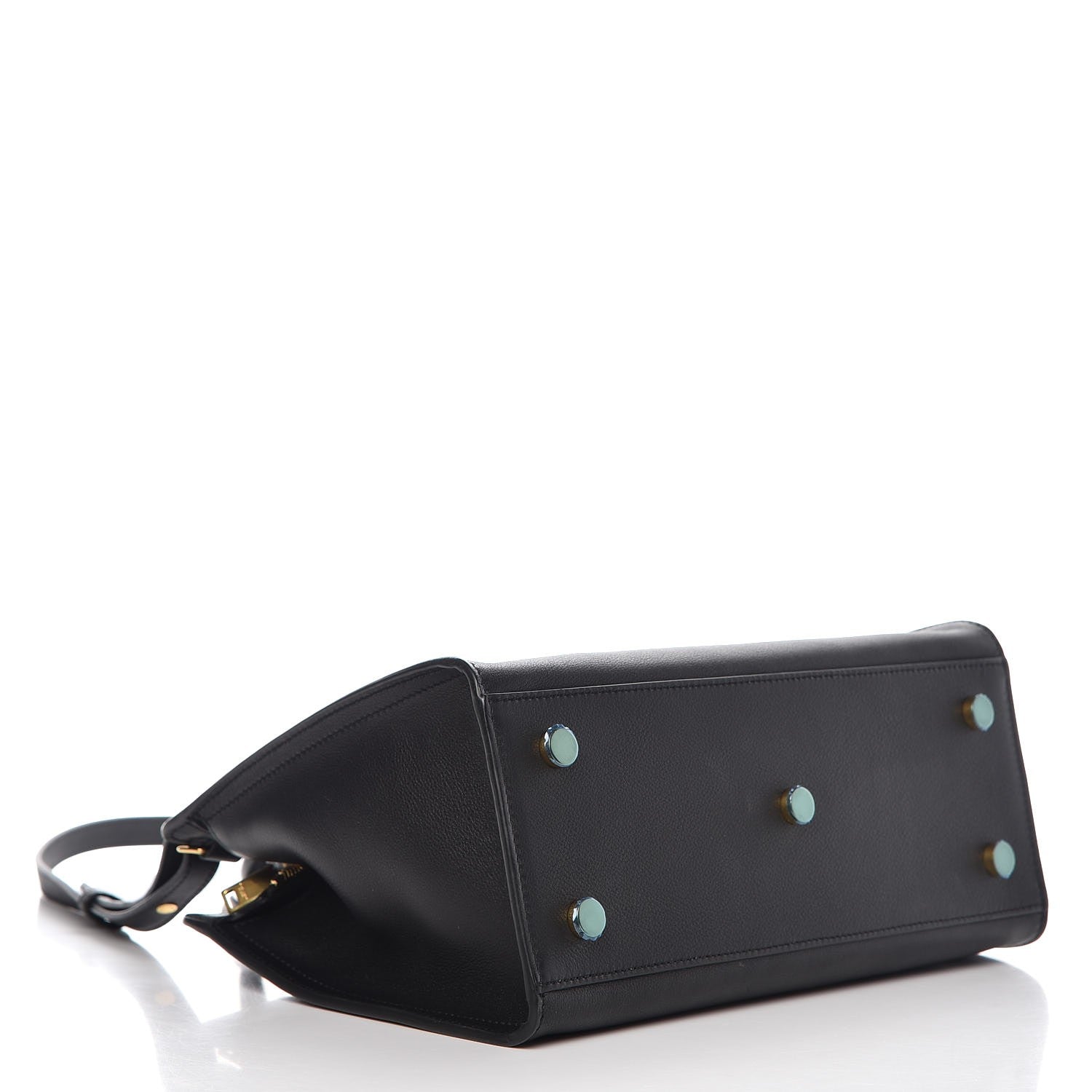 Saint Laurent Calfskin Monogram Baby Downtown Cabas Black 5 of 11