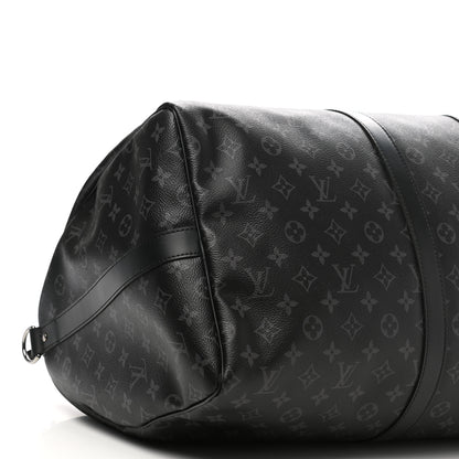 Louis Vuitton Monogram Eclipse Keepall Bandouliere 55 7 of 9