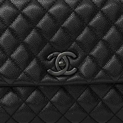 Chanel Caviar Quilted Small Coco Handle Flap So Black 8 of 10