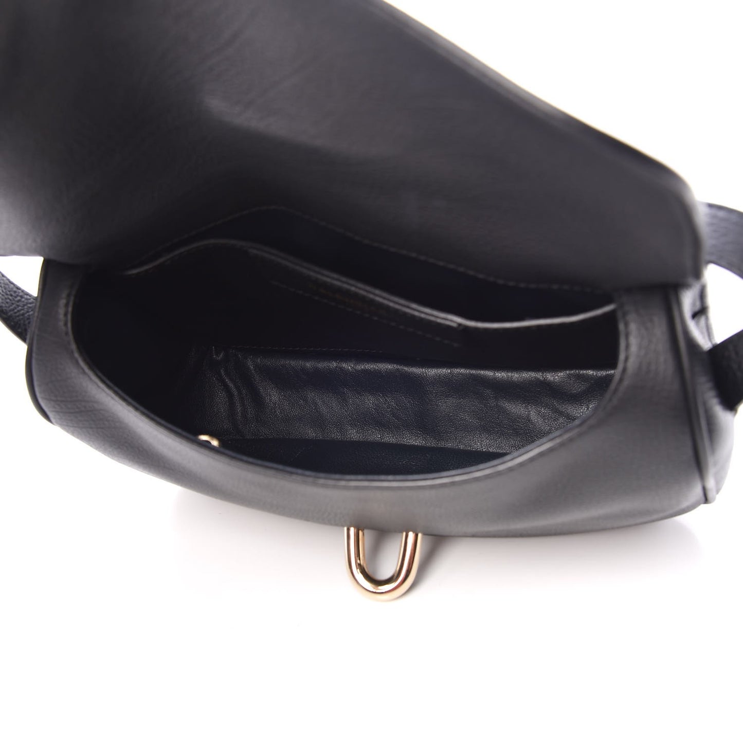 Grained Calfskin S Tube Black