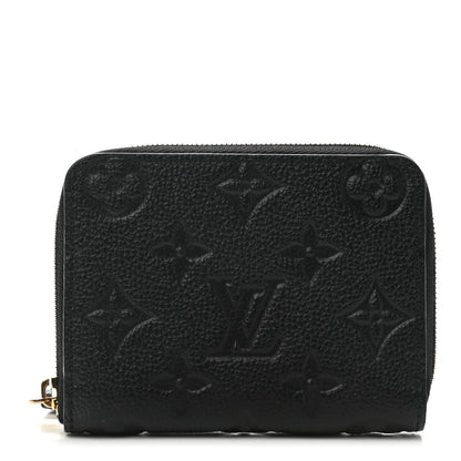 Louis Vuitton Empreinte Zippy Coin Purse Black 1 of 7