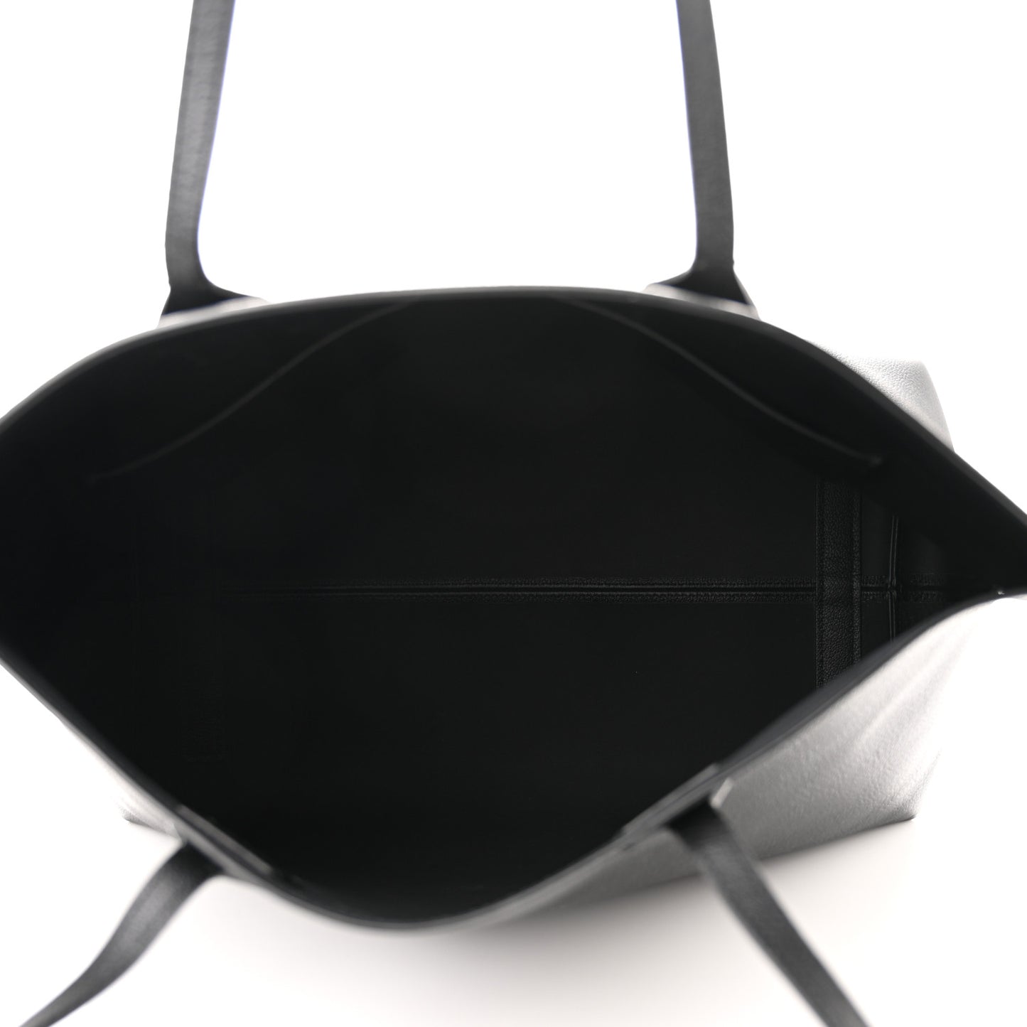 Calfskin Large Society Tote Black