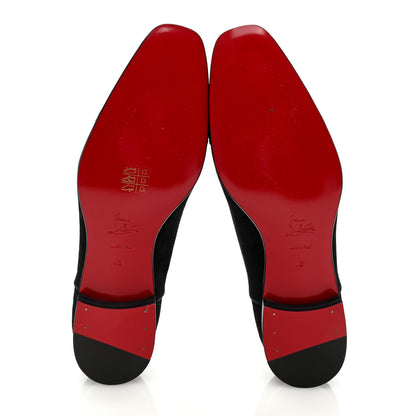 Christian Louboutin Veau Velours Mens Greggy Chick Loafers 43 Black 5 of 7