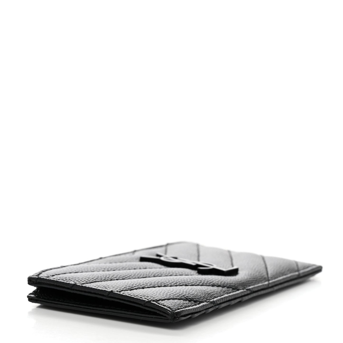 Monogram Grain de Poudre 5 Fragments Zip Pouch Card Holder Black