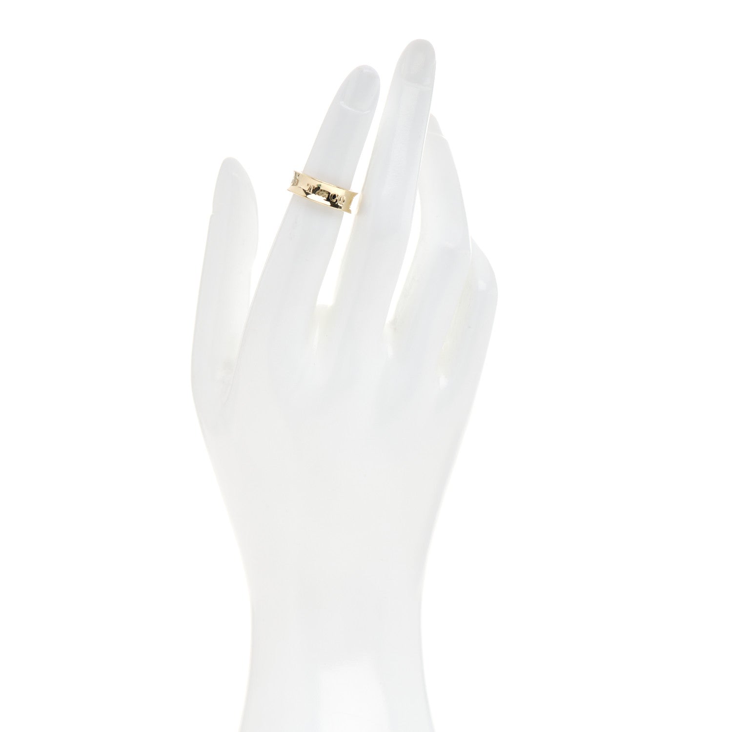 Tiffany 18K Yellow Gold 1837 Band Ring 47 4 2 of 5