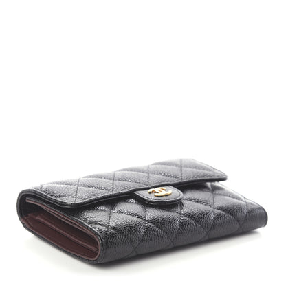 Chanel Caviar Quilted Medium Flap Wallet Black 3 of 6