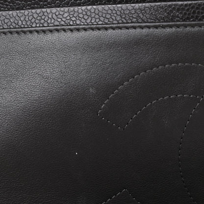 Chanel Caviar Quilted Jumbo Double Flap Dark Grey 11 of 12