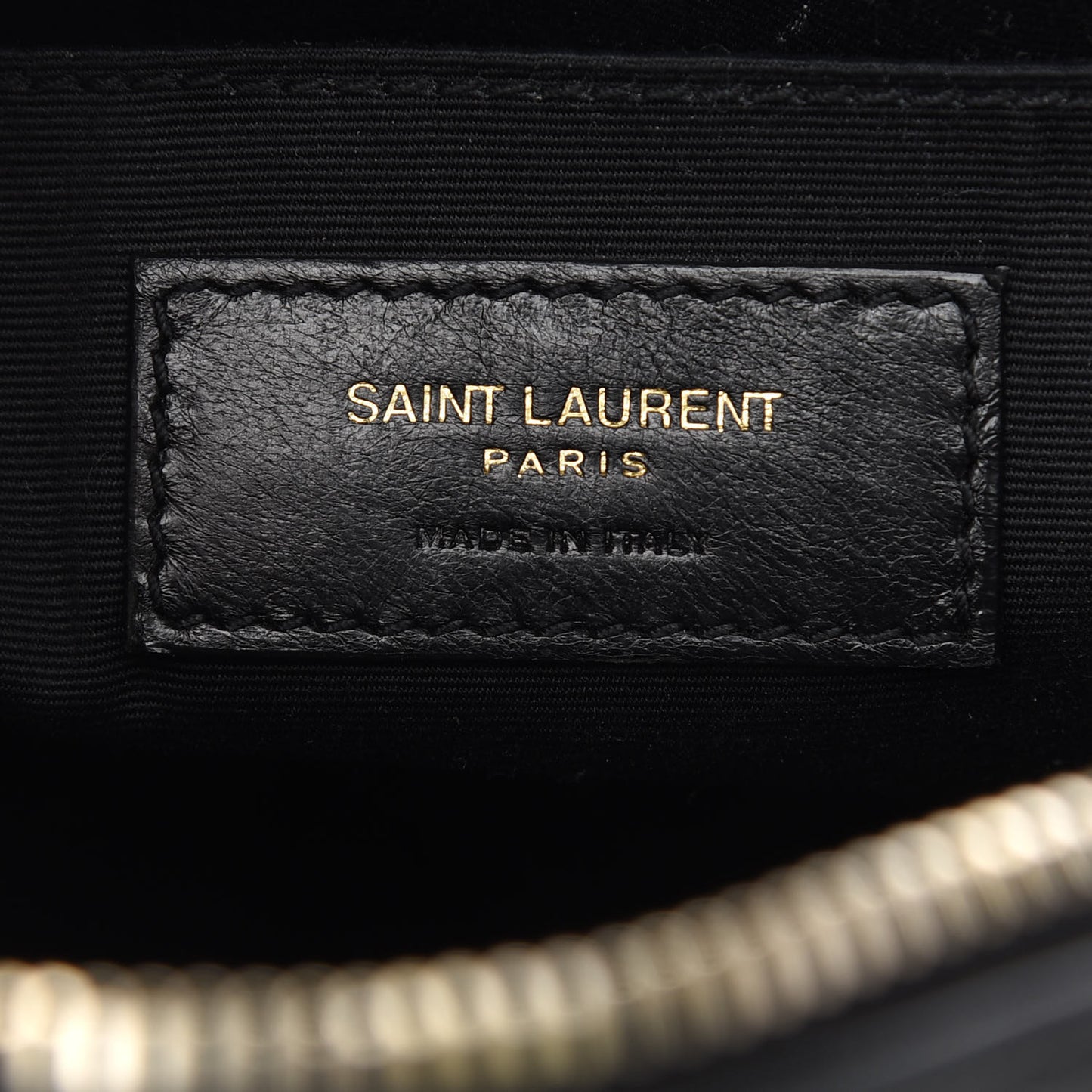 Calfskin Matelasse Monogram Lou Camera Bag Black
