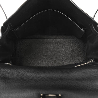 Hermes Taurillon Clemence Kelly Retourne 32 Black 5 of 17