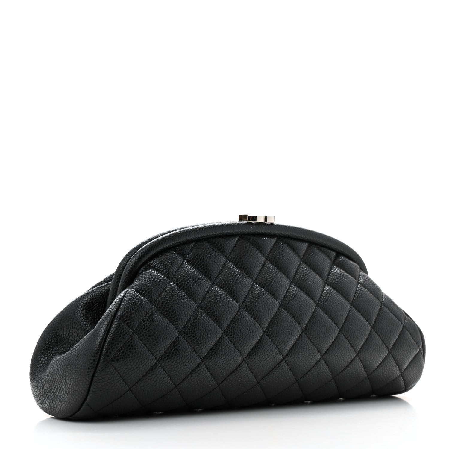 Chanel Caviar Quilted Timeless Clutch Black 3 of 11