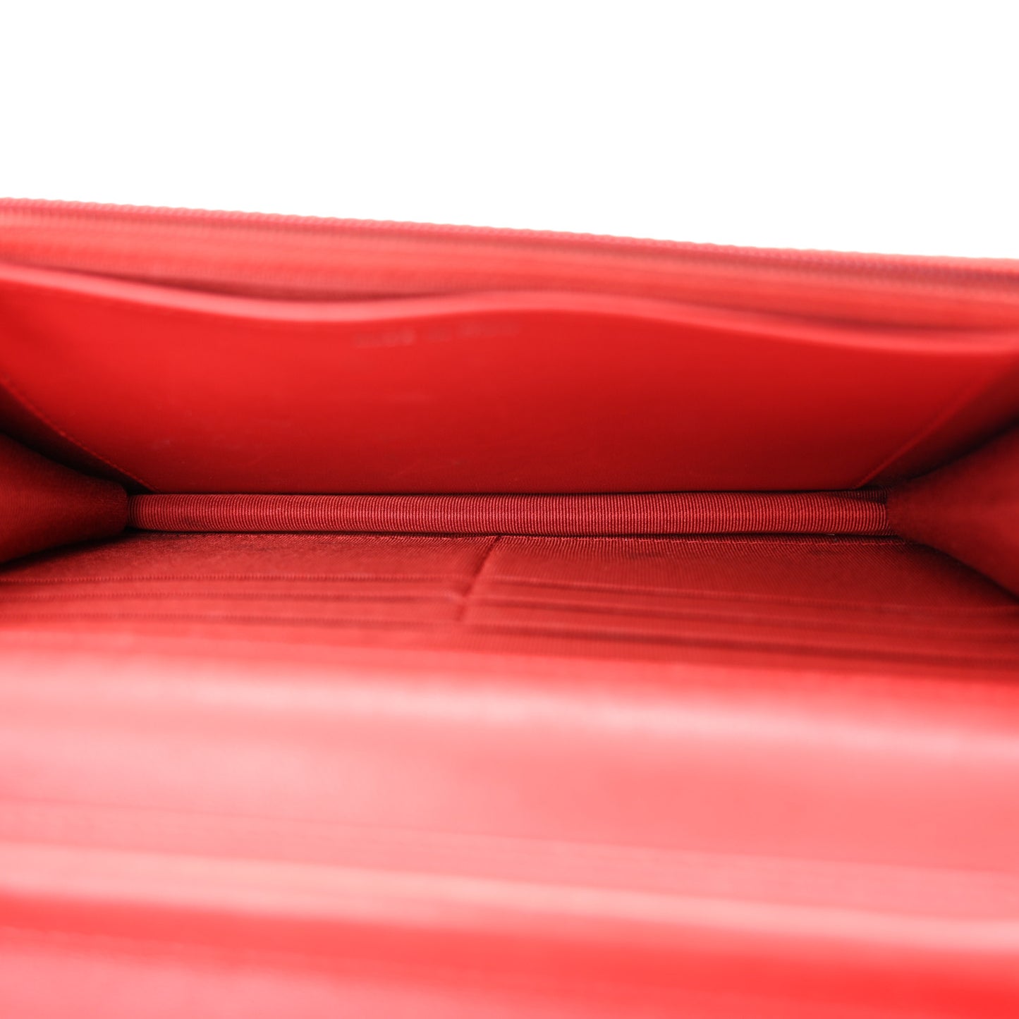 Lambskin Quilted Tri-Color Wallet On Chain WOC Red Blue