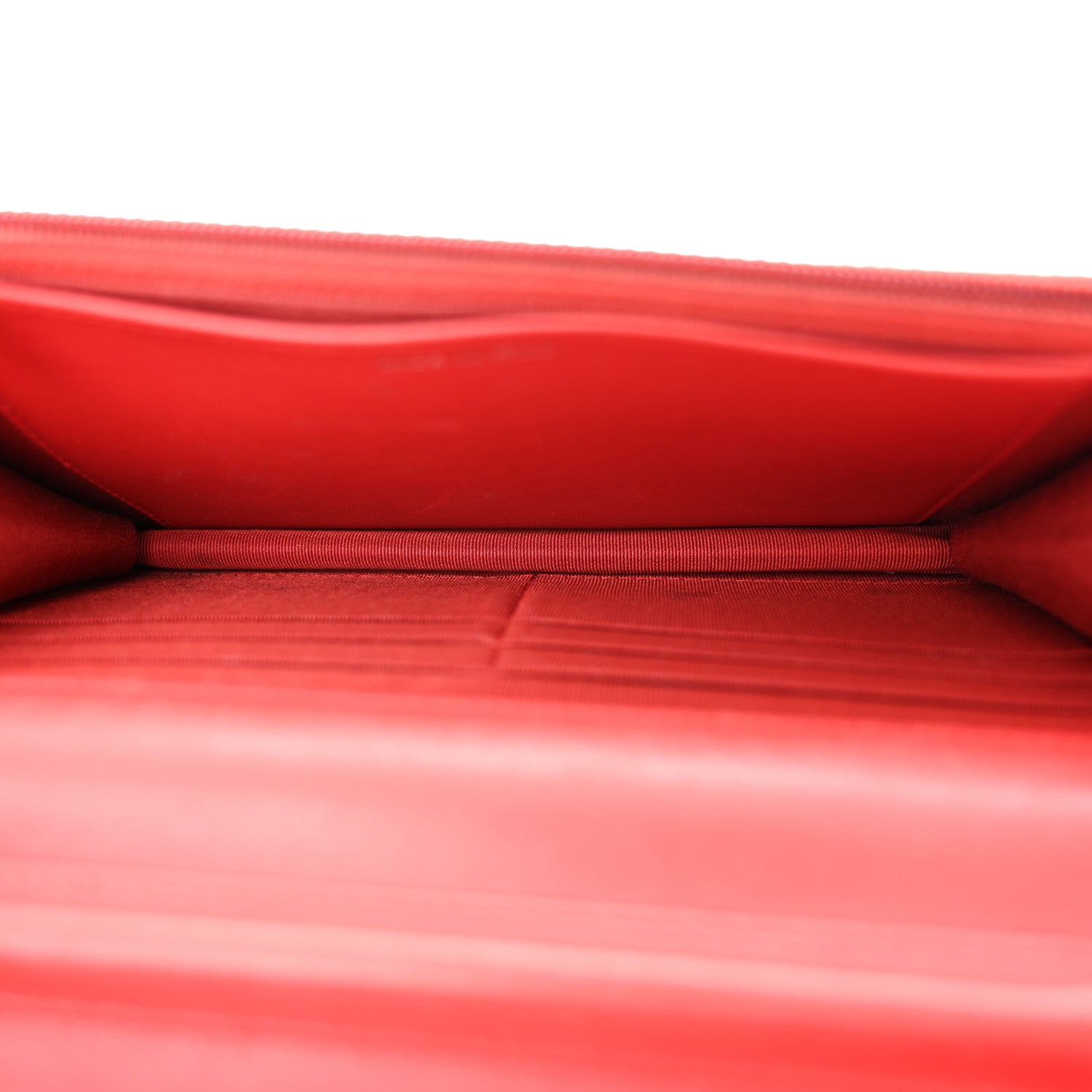 Chanel Lambskin Quilted Tri-Color Wallet On Chain WOC Red Blue 5 of 13