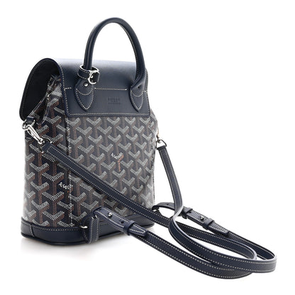Goyard Goyardine Calfskin Mini Alpin Backpack Navy 3 of 11