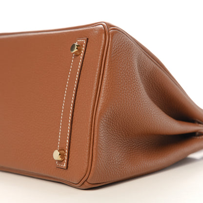 Hermes Togo Birkin 30 Gold 8 of 10