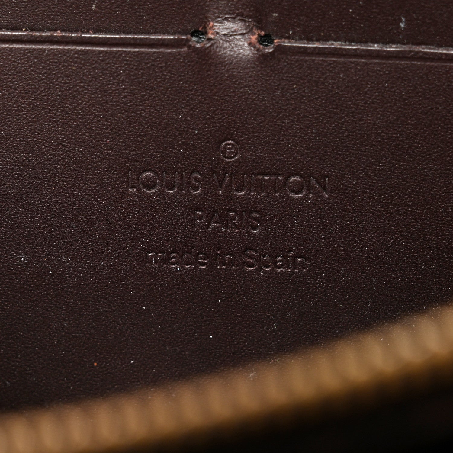 Louis Vuitton Vernis Zippy Wallet Amarante 6 of 9