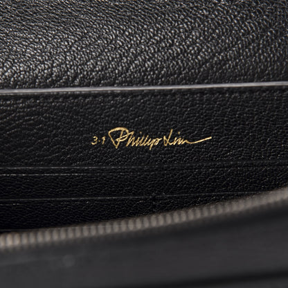 3.1 Phillip Lim 3.1 Goatskin Mini Soleil Flap Bag Black 8 of 9