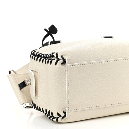 Delvaux Grained Calfskin Mini Cool Box Satchel Ivory 8 of 10