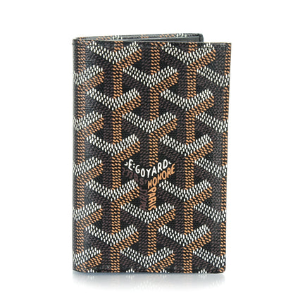 Goyard Goyardine Saint Pierre Card Holder Black 1 of 6