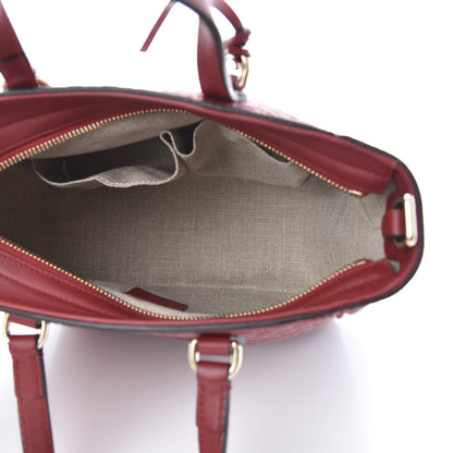 Gucci Microguccissima Small Bree Tote Red 6 of 11