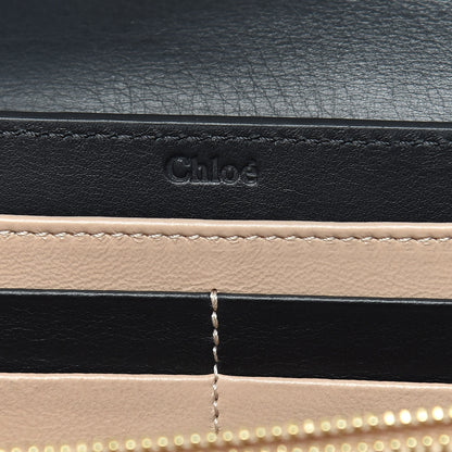 Chloe Suede Calfskin Faye Wallet Black 6 of 10
