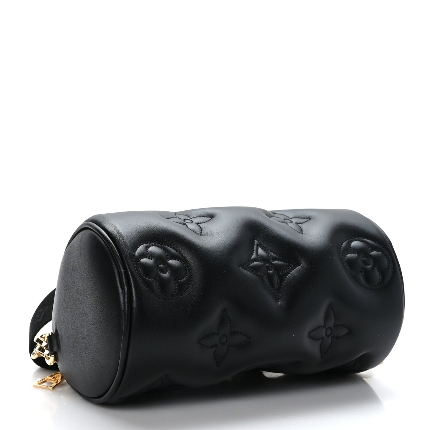 Calfskin Bubblegram Papillon BB Black