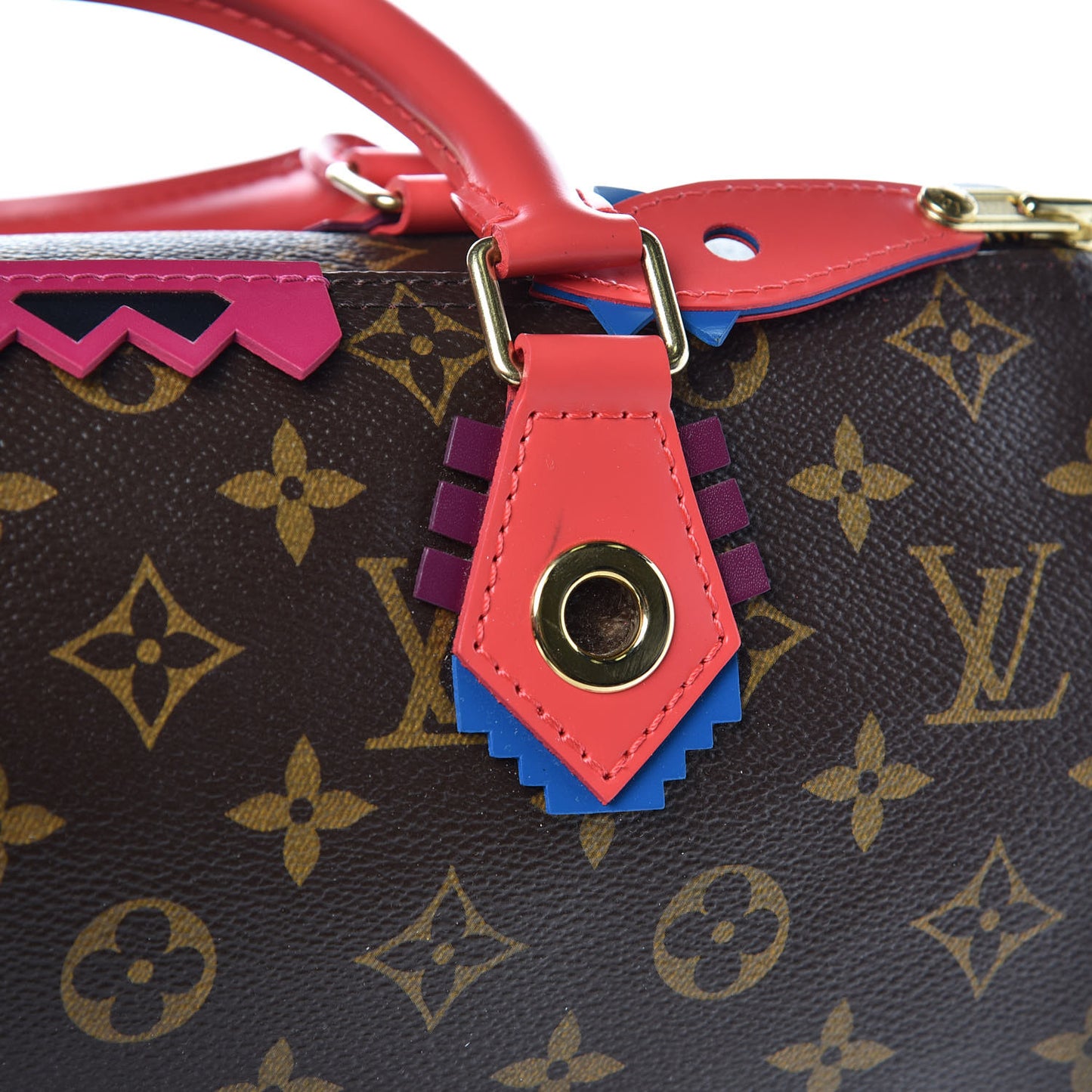 Monogram Totem Speedy 30 Flamingo