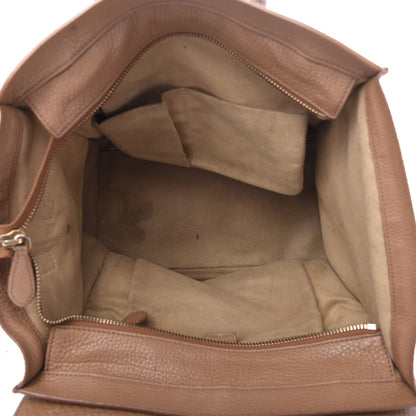 Celine Drummed Calfskin Mini Luggage Camel 5 of 13
