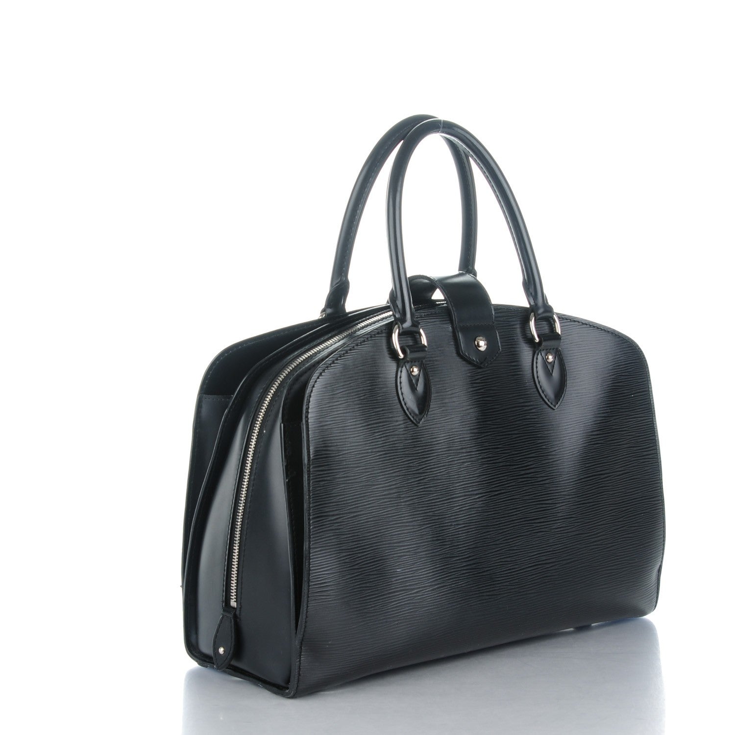 Louis Vuitton Epi Pont-Neuf GM Black 3 of 9