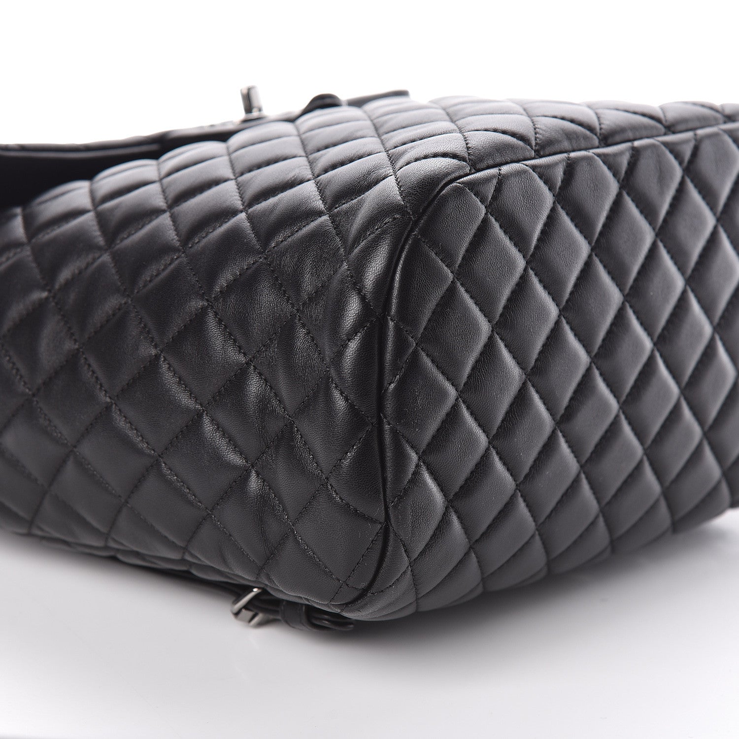 Chanel Lambskin Quilted Large Urban Spirit Backpack Black 9 of 10