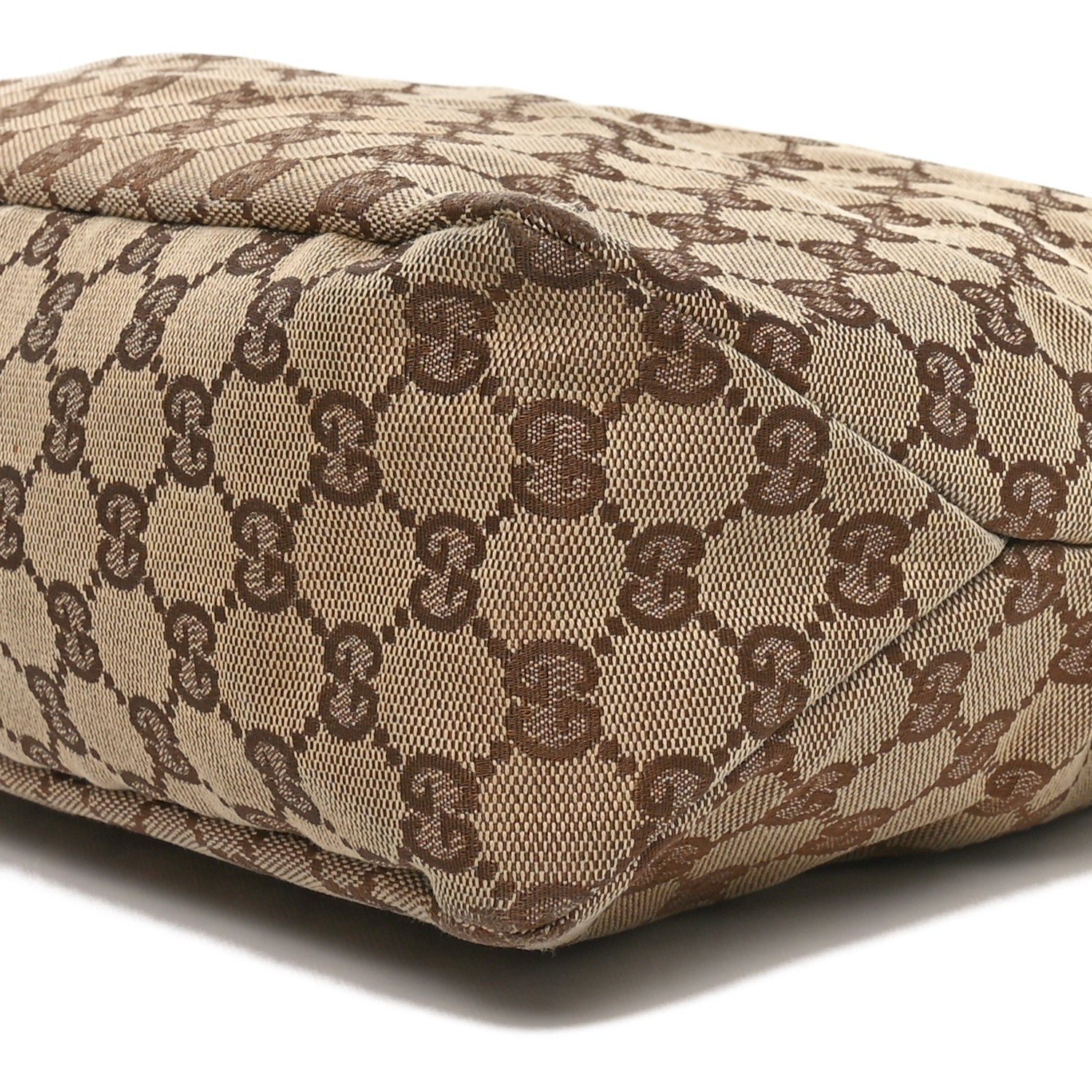 Gucci Monogram Medium Horsebit Chain Hobo Dark Brown 10 of 12