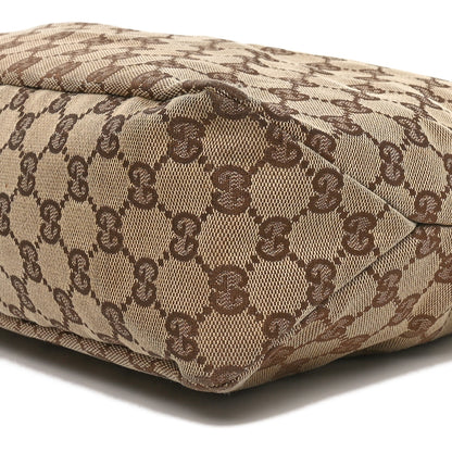 Gucci Monogram Medium Horsebit Chain Hobo Dark Brown 10 of 12