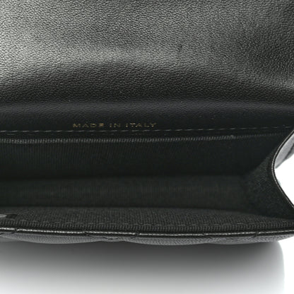 Chanel Lambskin Quilted CC Hook Card Holder Black 5 of 8