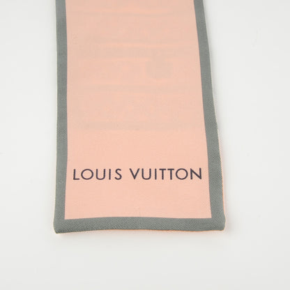 Louis Vuitton Silk Monogram Trunks Bandeau Rose Poudre 4 of 4