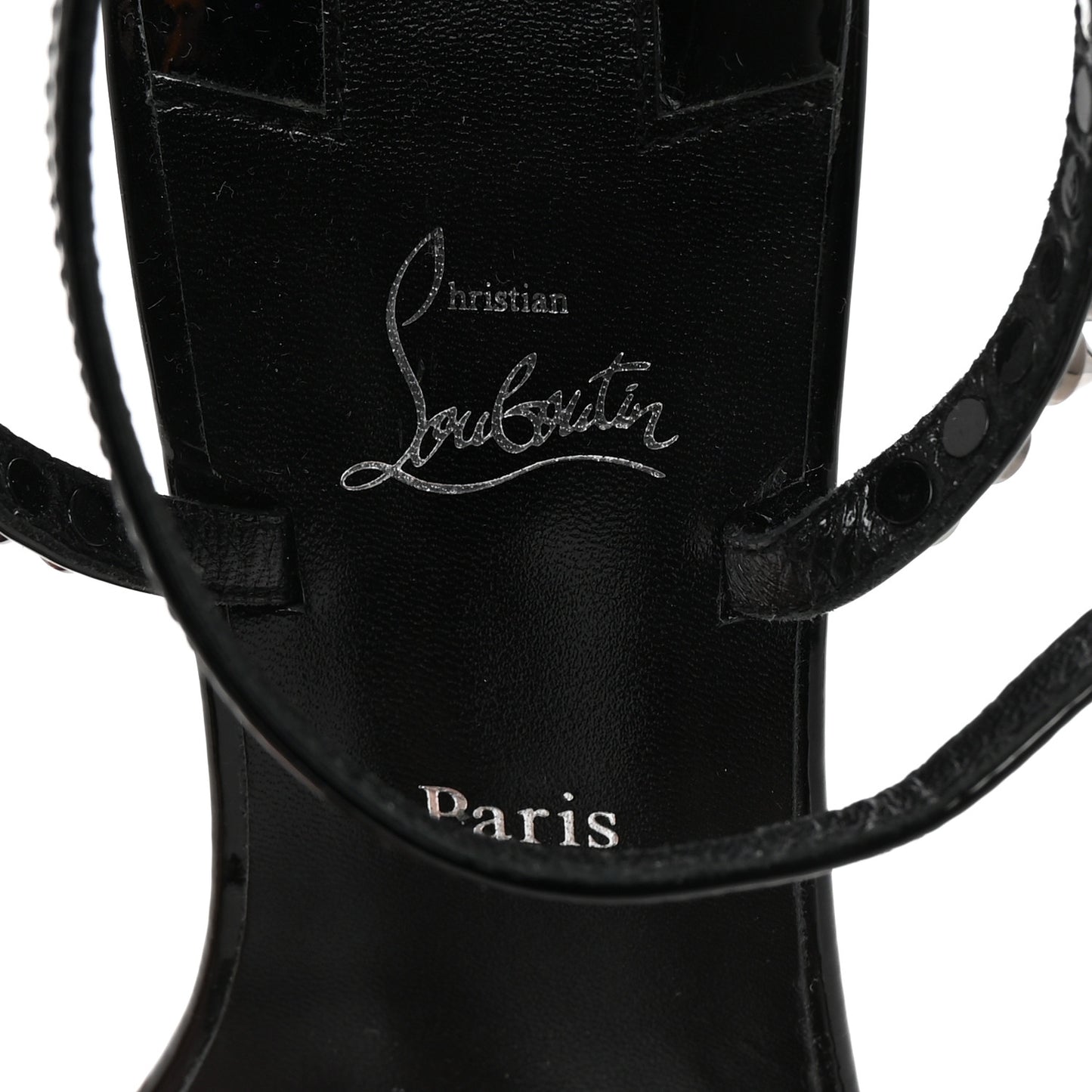 Patent Calfskin So Me Spike 85 Wedge Sandals 41 Black