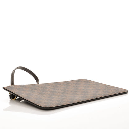 Louis Vuitton Damier Ebene Neverfull MM GM Pochette 4 of 8