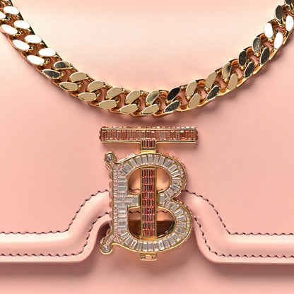 Burberry Calfskin Crystal Mini TB Bag Dusky Dusky Pink 9 of 13