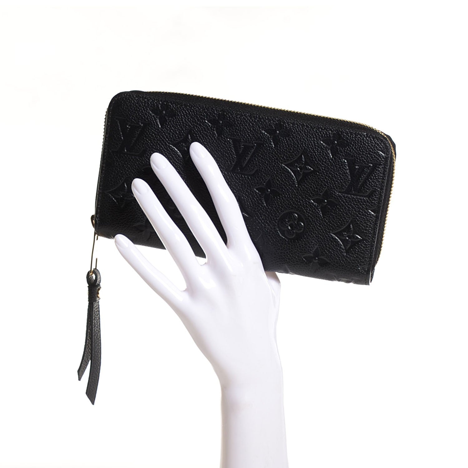 Louis Vuitton Empreinte Zippy Wallet Black 2 of 7