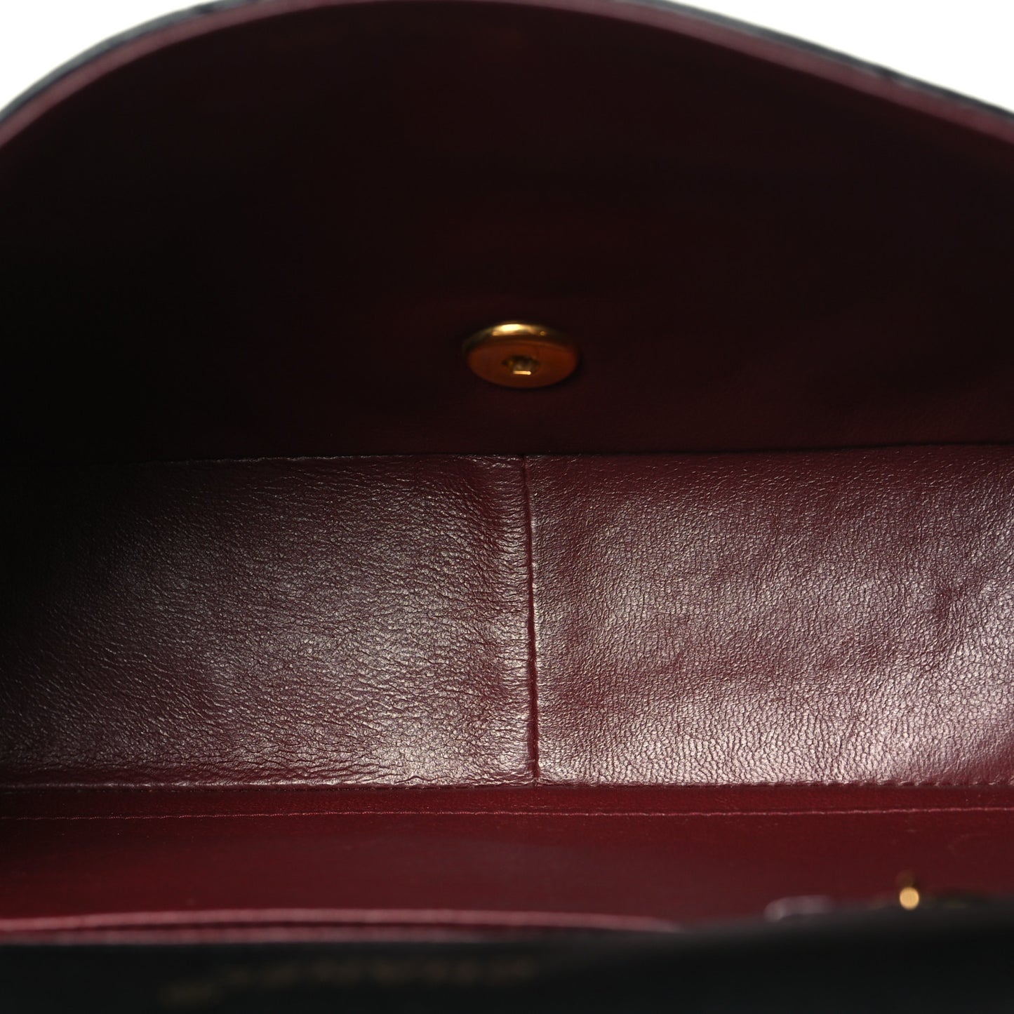 Lambskin Quilted Medium Single Flap Black