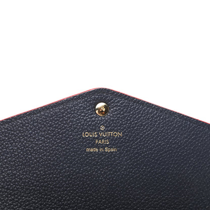 Louis Vuitton Empreinte Sarah Wallet NM Marine Rouge 6 of 9
