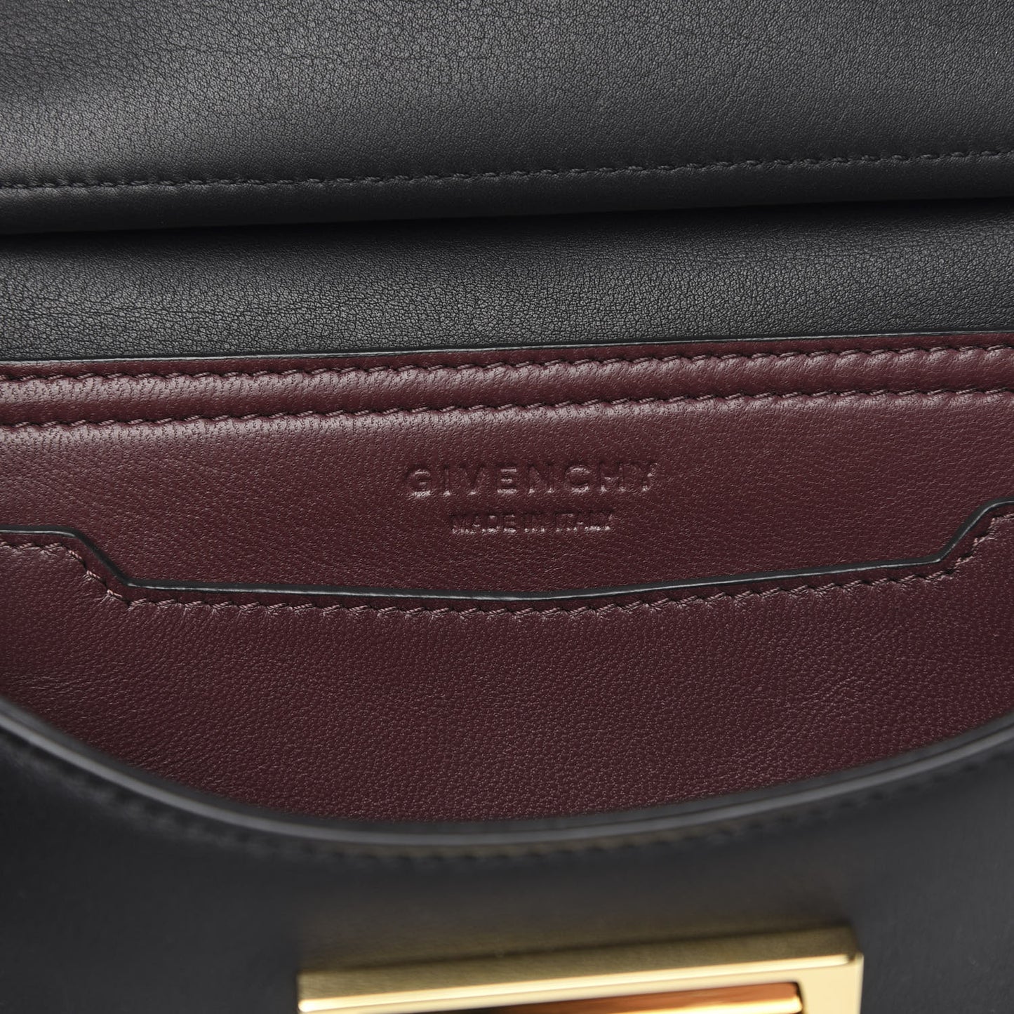 Calfskin Mini Mystic Shoulder Bag Black