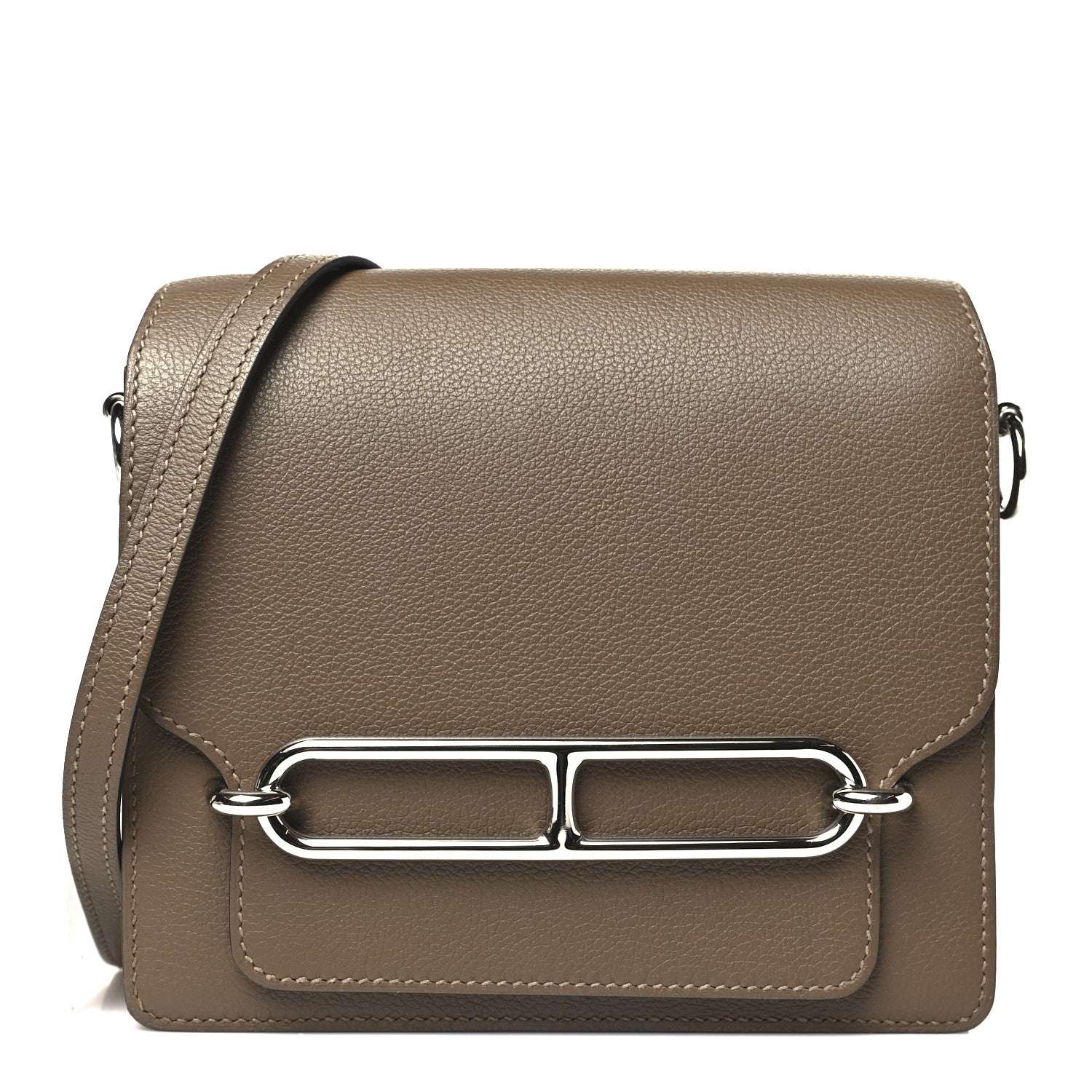 Hermes Evercolor Verso Mini Sac Roulis Beige De Weimar Bleu De Malte 1 of 10