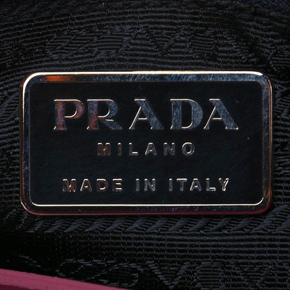 Prada Tessuto Wool Tote Pink 11 of 14