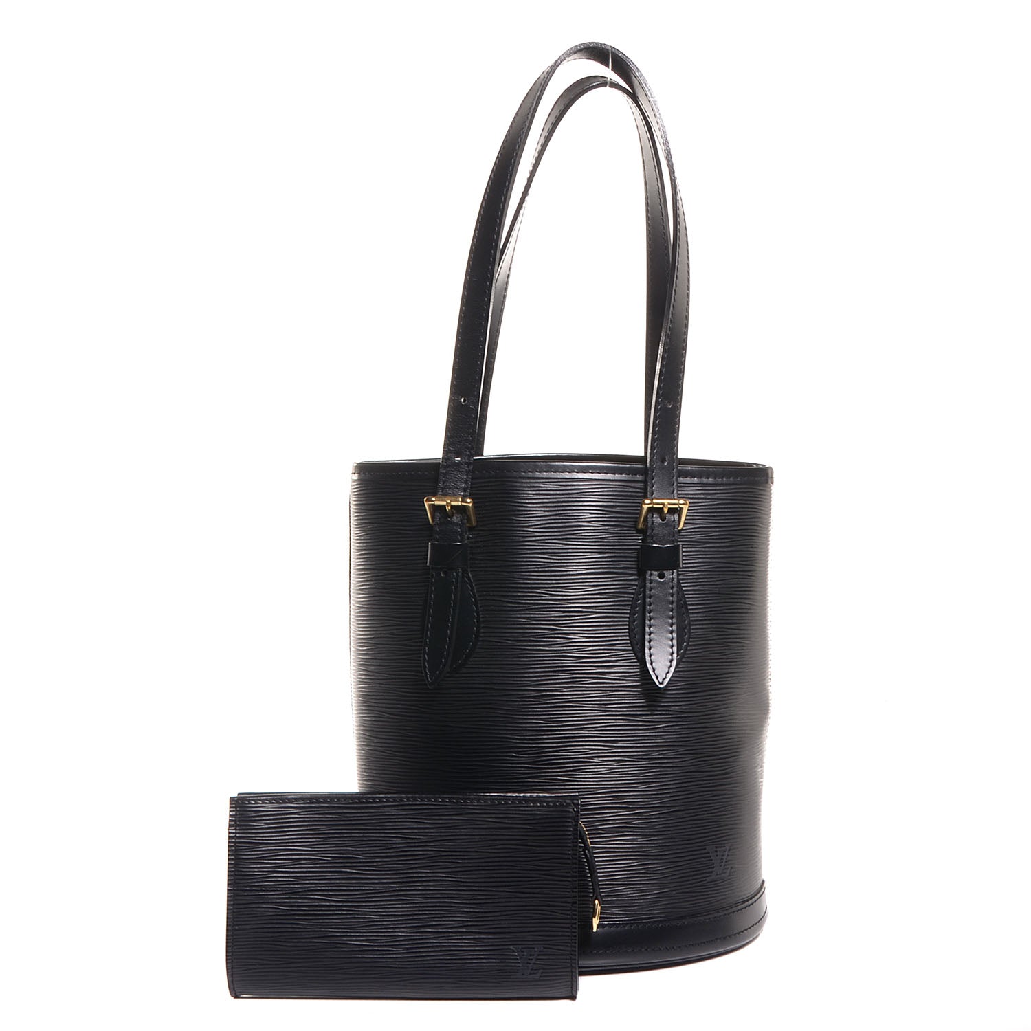 Louis Vuitton Epi Petit Bucket 23 Black 8 of 8
