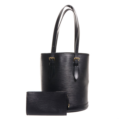 Louis Vuitton Epi Petit Bucket 23 Black 8 of 8