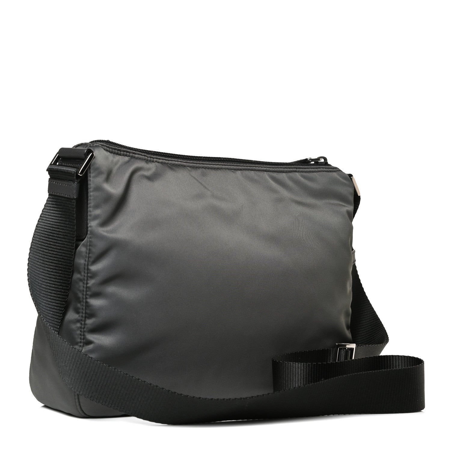 Prada Nylon Vela Messenger Bag Ardesia 4 of 15