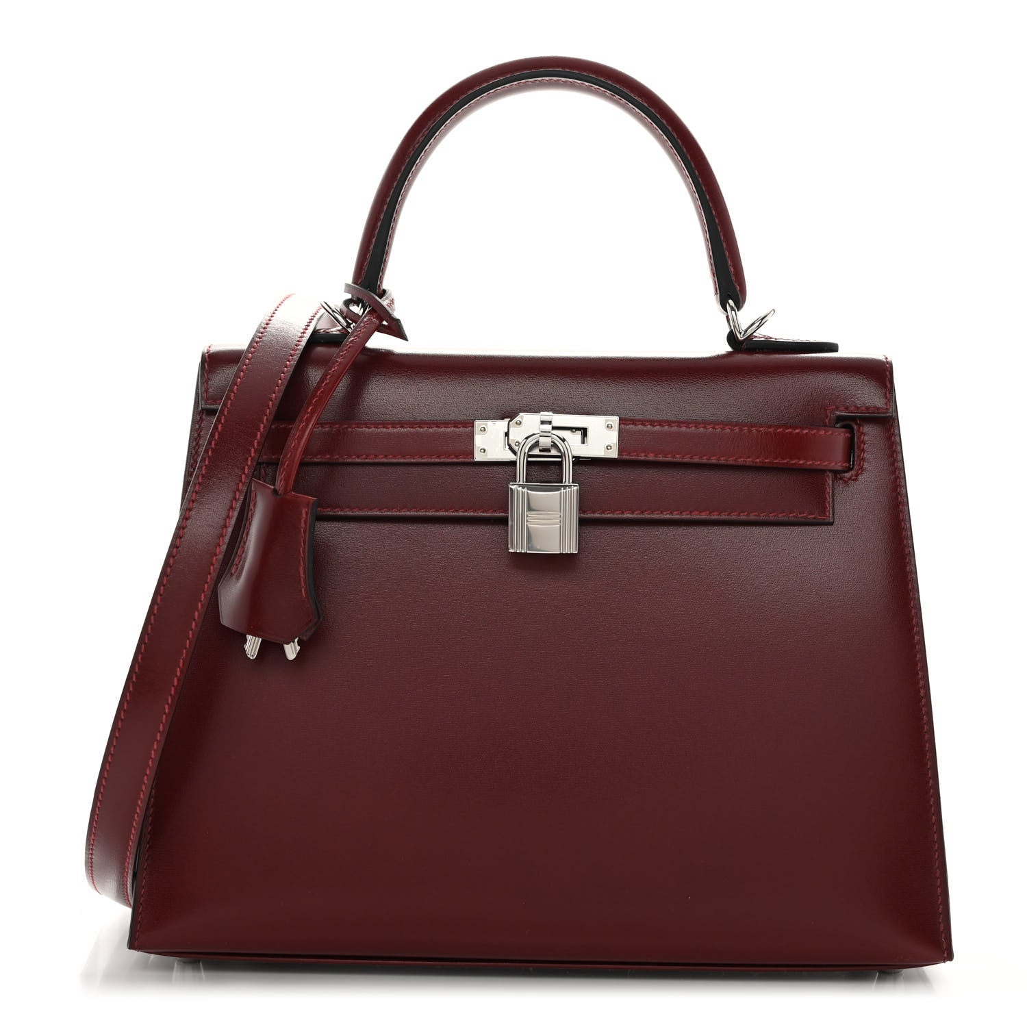 Hermes Box Kelly Sellier 25 Rouge H 1 of 10